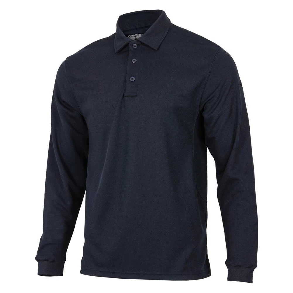 Men's Condor Performance Long Sleeve Polo Navy