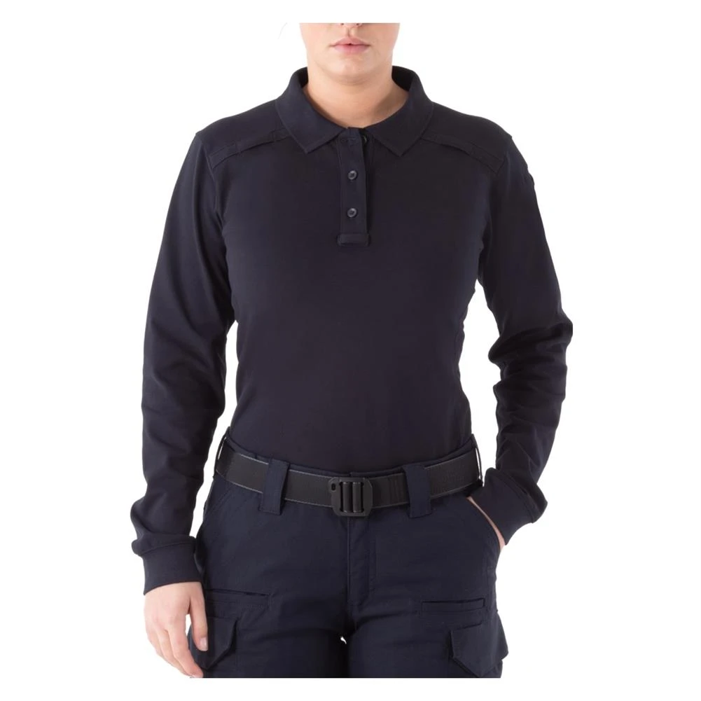 Women's First Tactical Long Sleeve Performance Polo Navy