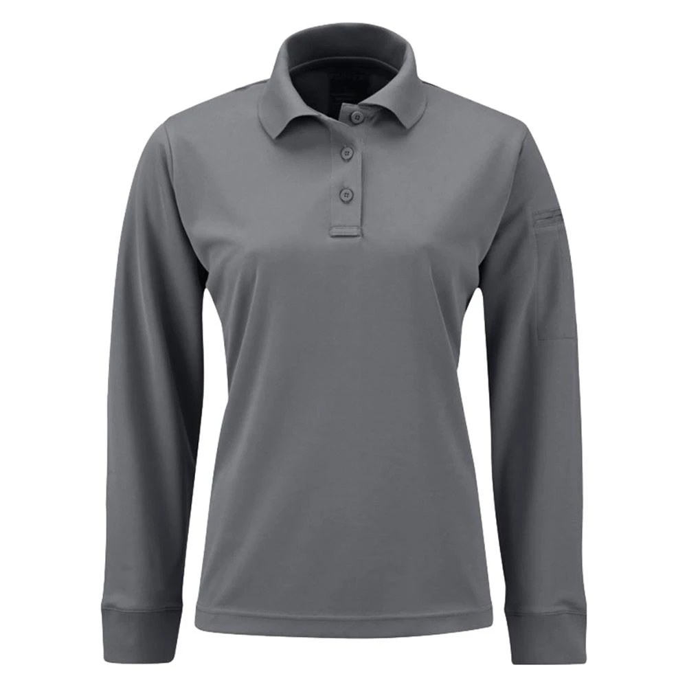 Women's Propper Long Sleeve Uniform Polo Gray~2
