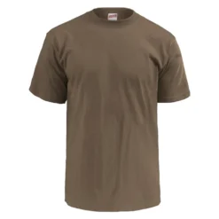 Men's Soffe Lightweight Military T-Shirt (3 Pack) Brown