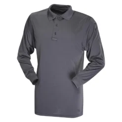 Men's TRU-SPEC 24-7 Series Long Sleeve Performance Polo Charcoal~1