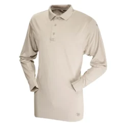 Men's TRU-SPEC 24-7 Series Long Sleeve Performance Polo Tan~1