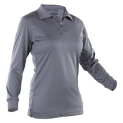 Women's TRU-SPEC 24-7 Series Long Sleeve Performance Polo Gray~2