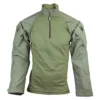 Men's TRU-SPEC Nylon / Cotton 1/4 Zip Tactical Response Combat Shirt Drab