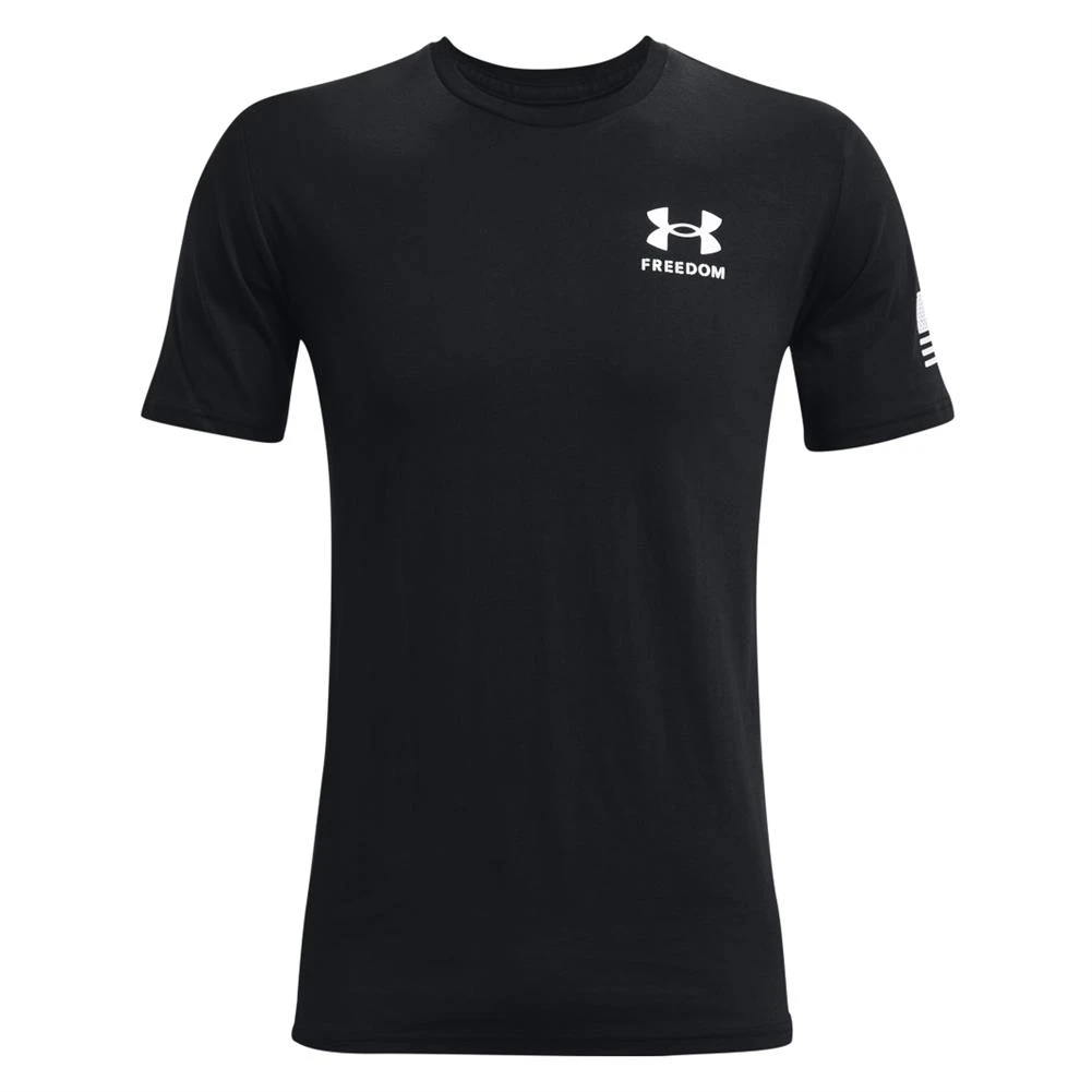 Men's Under Armour Freedom Flag T-Shirt Black