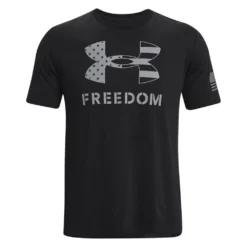 Men's Under Armour New Freedom Logo T-Shirt Black