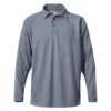 Men's Vertx Coldblack Long Sleeve Polo Gray~1