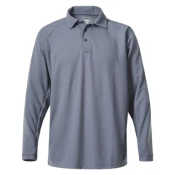 Men's Vertx Coldblack Long Sleeve Polo Gray~1