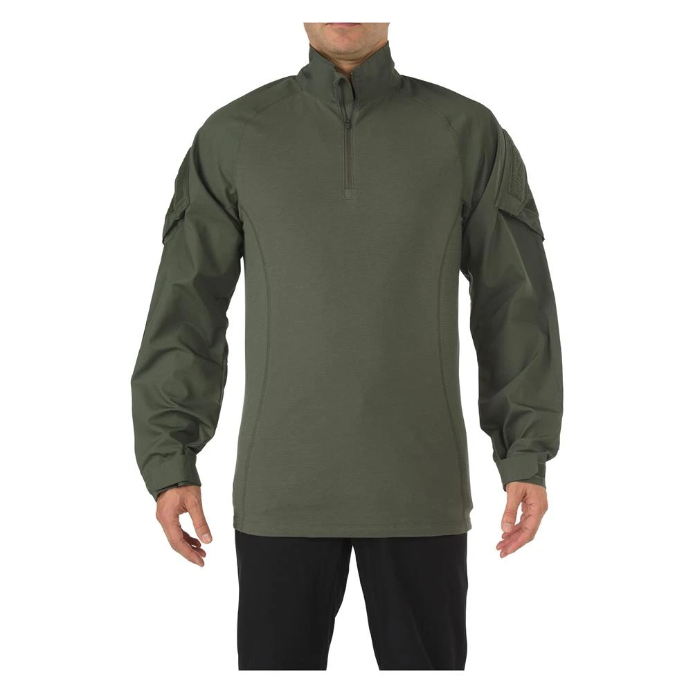 Men's 5.11 Rapid Assault Shirts Green - Image 2