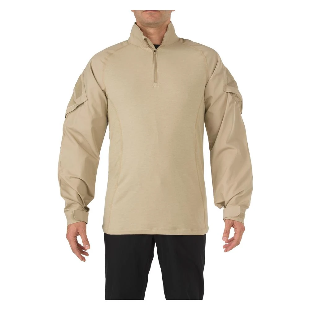 Men's 5.11 Rapid Assault Shirts Khaki - Image 2