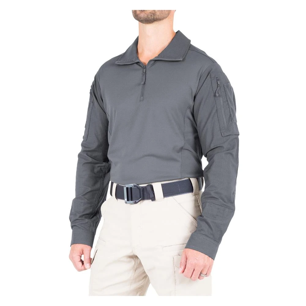 Men's First Tactical Defender Shirt Gray - Image 2