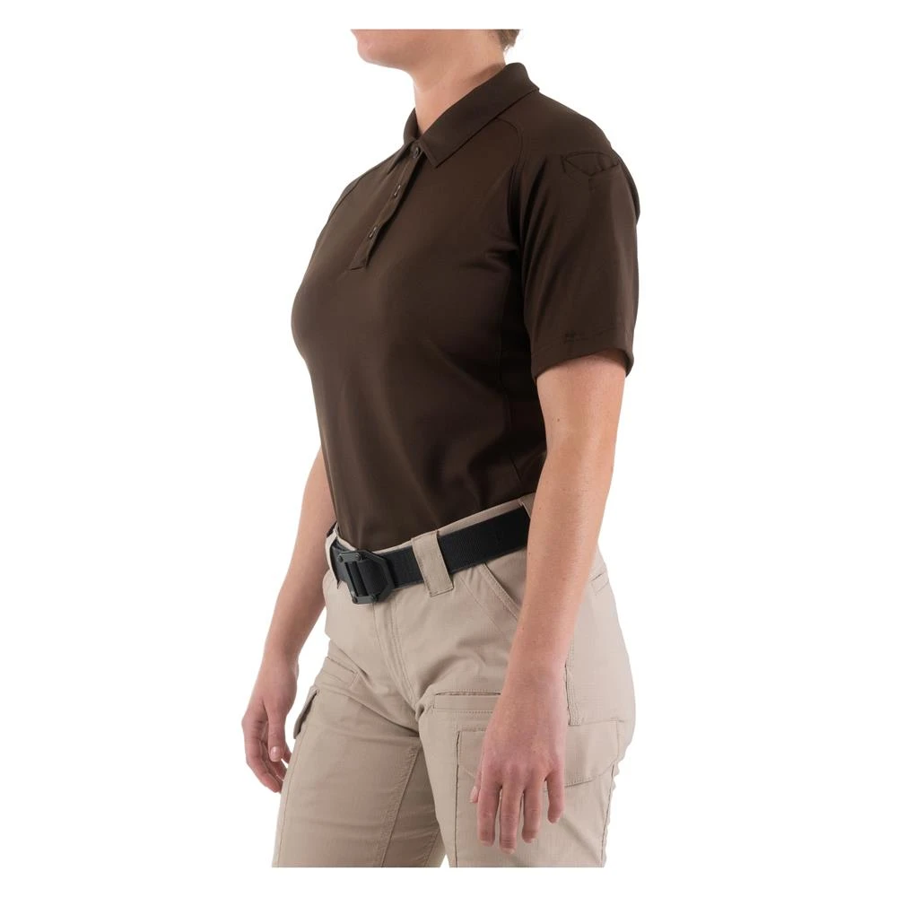 Women's First Tactical Performance Polo Brown~2 - Image 2