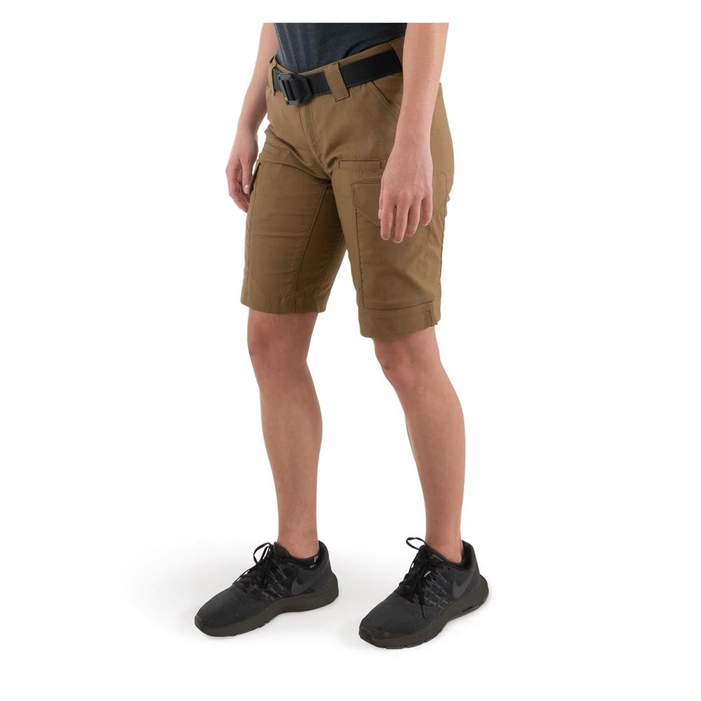 Women's First Tactical V2 Shorts Brown~2 - Image 2