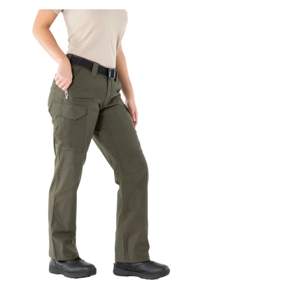 Women's First Tactical V2 Tactical Pants Green~2 - Image 2