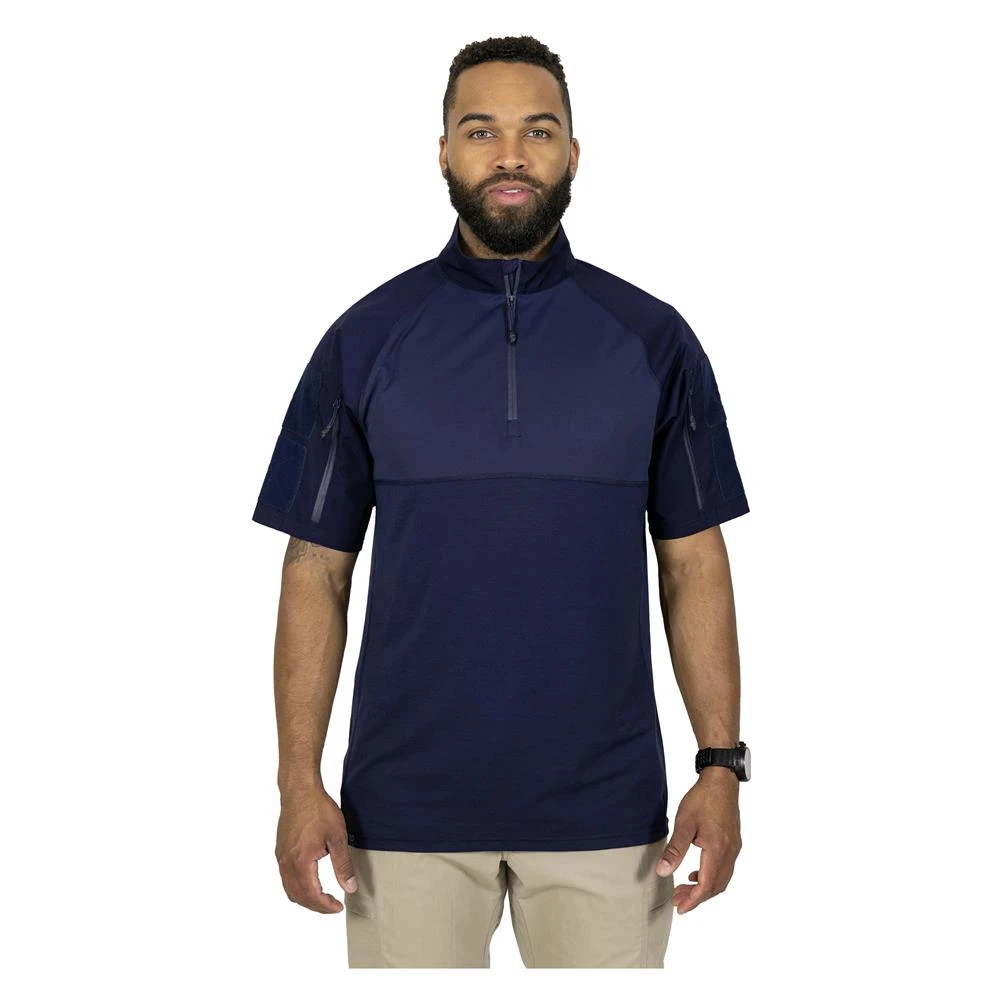 Men's Mission Made Short Sleeve Combat Shirt Navy - Image 2