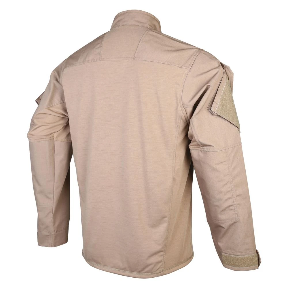 Men's TRU-SPEC Poly / Cotton 1/4 Zip Urban Force Combat Shirt Coyote - Image 2