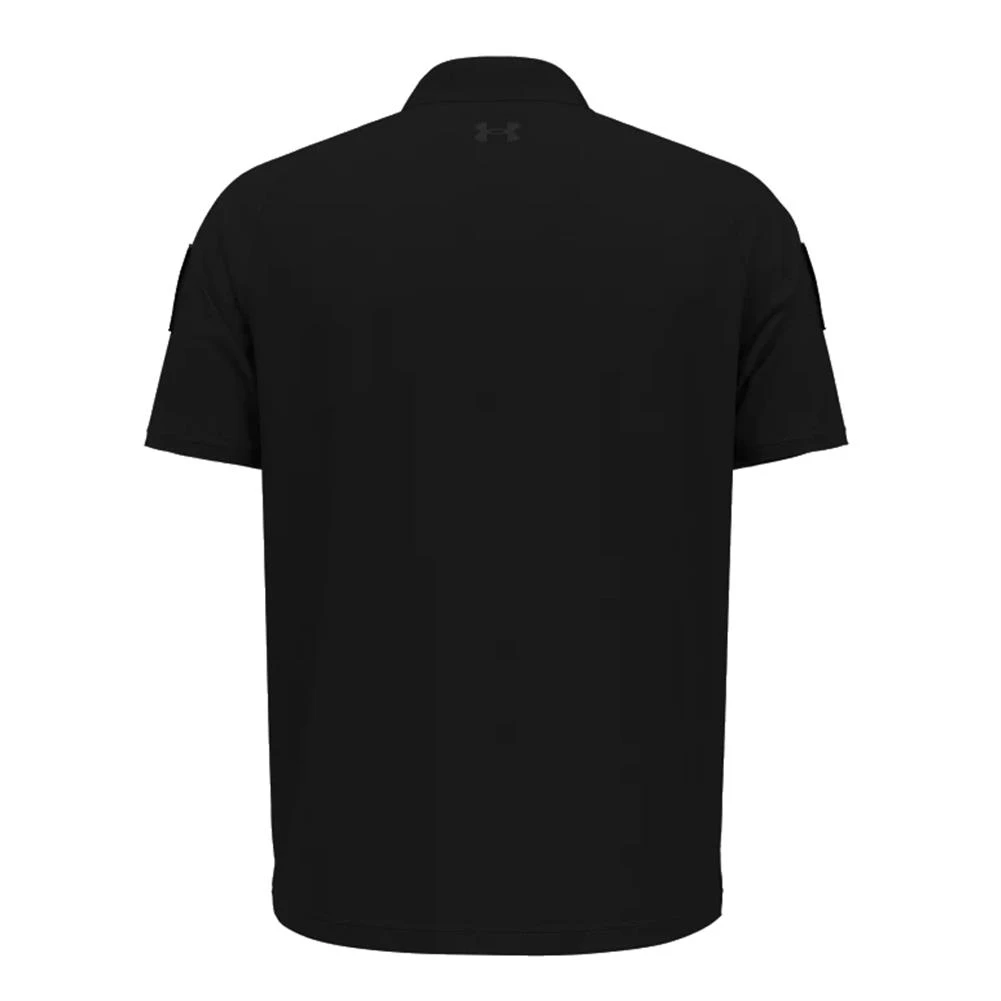 Men's Under Armour Tac Elite Polo Black - Image 2