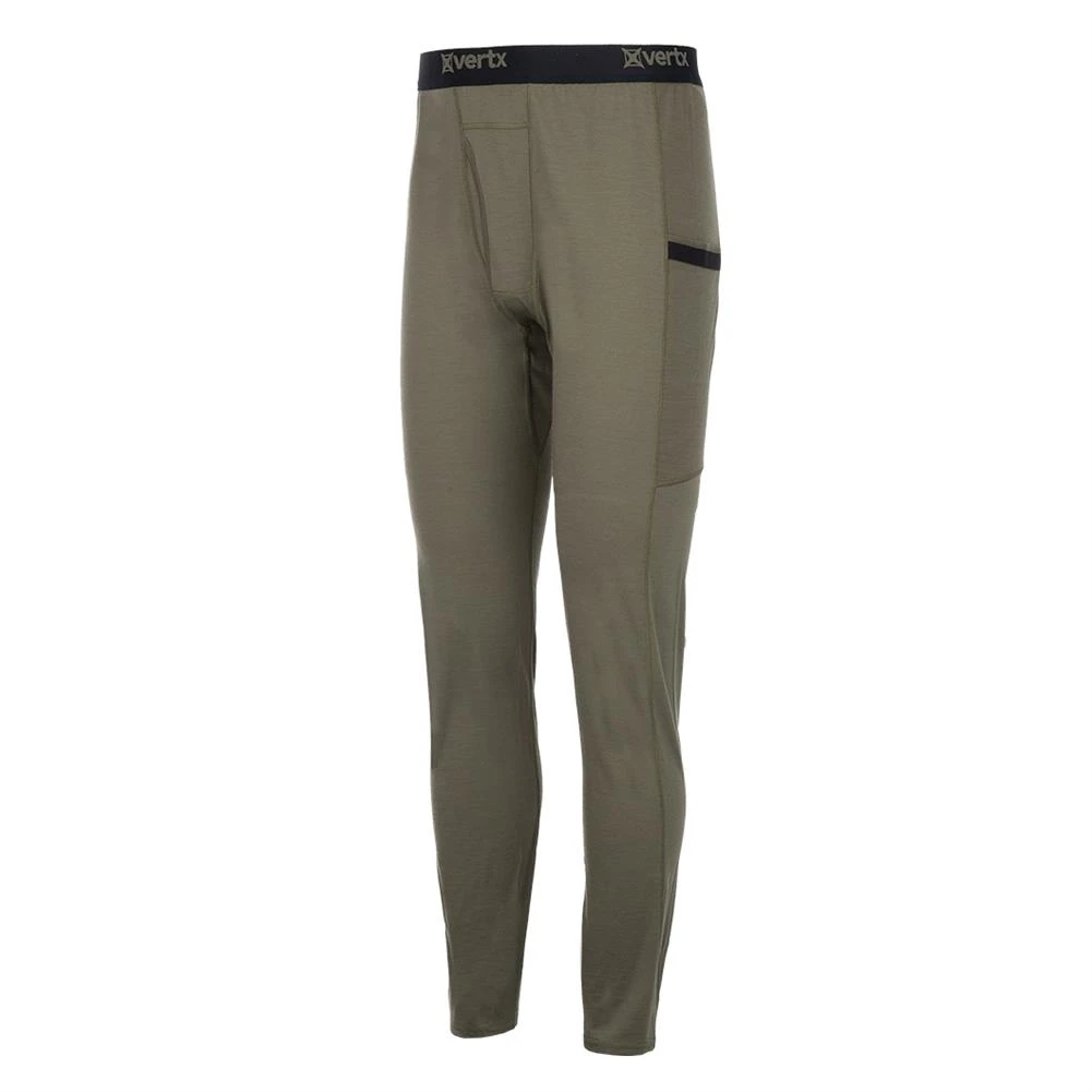 Men's Vertx Merino Base Layer Pants Green - Image 2