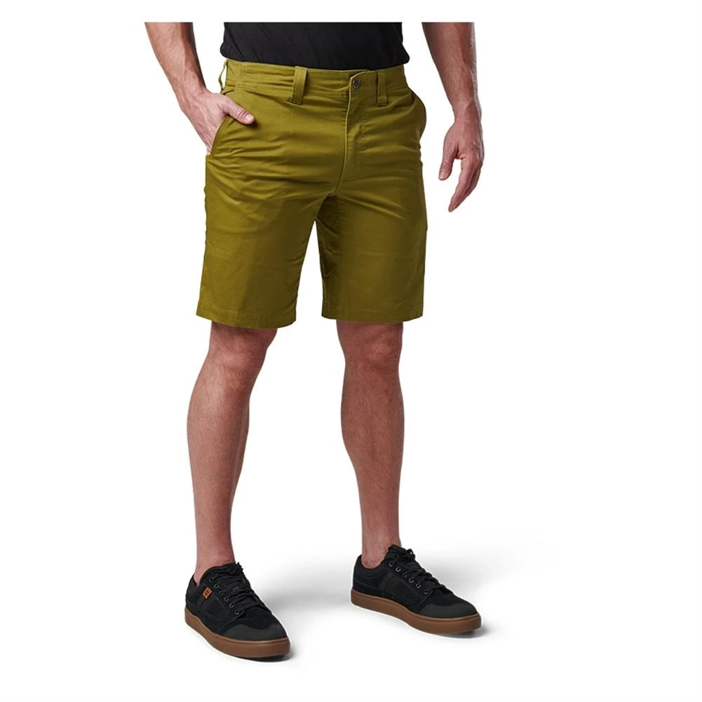 Men's 5.11 Aramis Shorts Green - Image 3