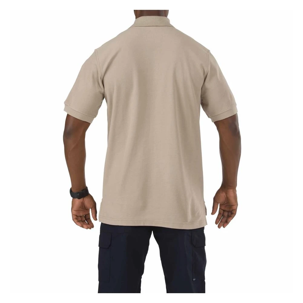 Men's 5.11 Short Sleeve Utility Polos Tan - Image 3