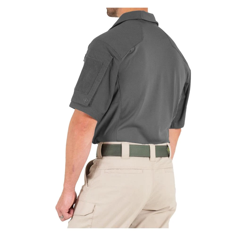 Men's First Tactical Defender Short Sleeve Shirt Gray - Image 3