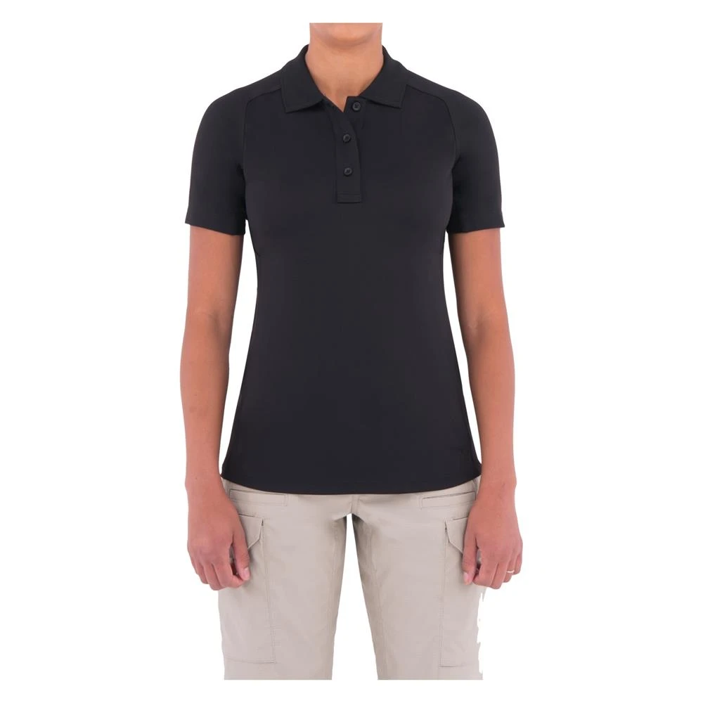 Women's First Tactical Performance Polo Black~2 - Image 3