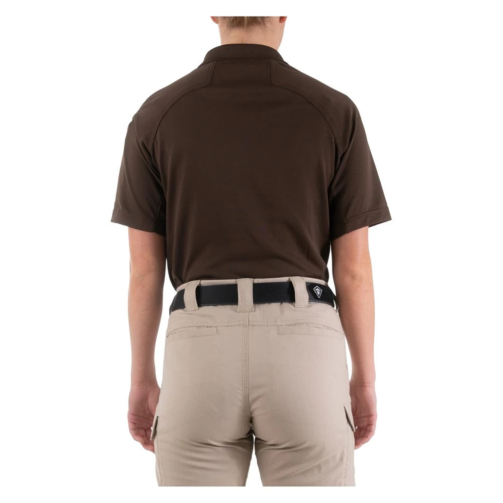 Women's First Tactical Performance Polo Brown~2 - Image 3