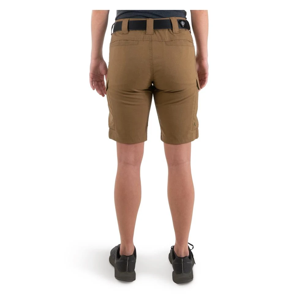 Women's First Tactical V2 Shorts Brown~2 - Image 3