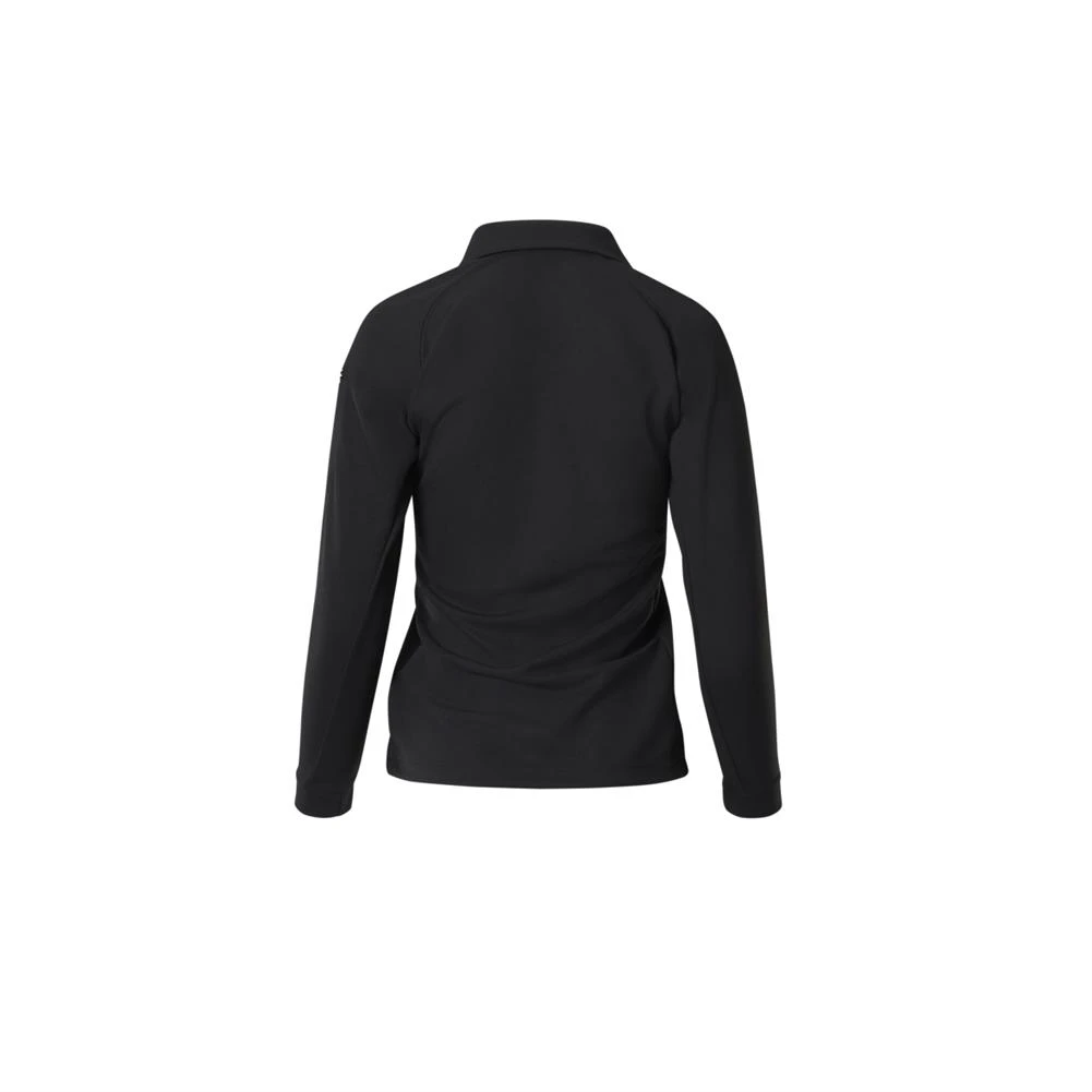 Women's Vertx Coldblack Long Sleeve Polo Black~2 - Image 3