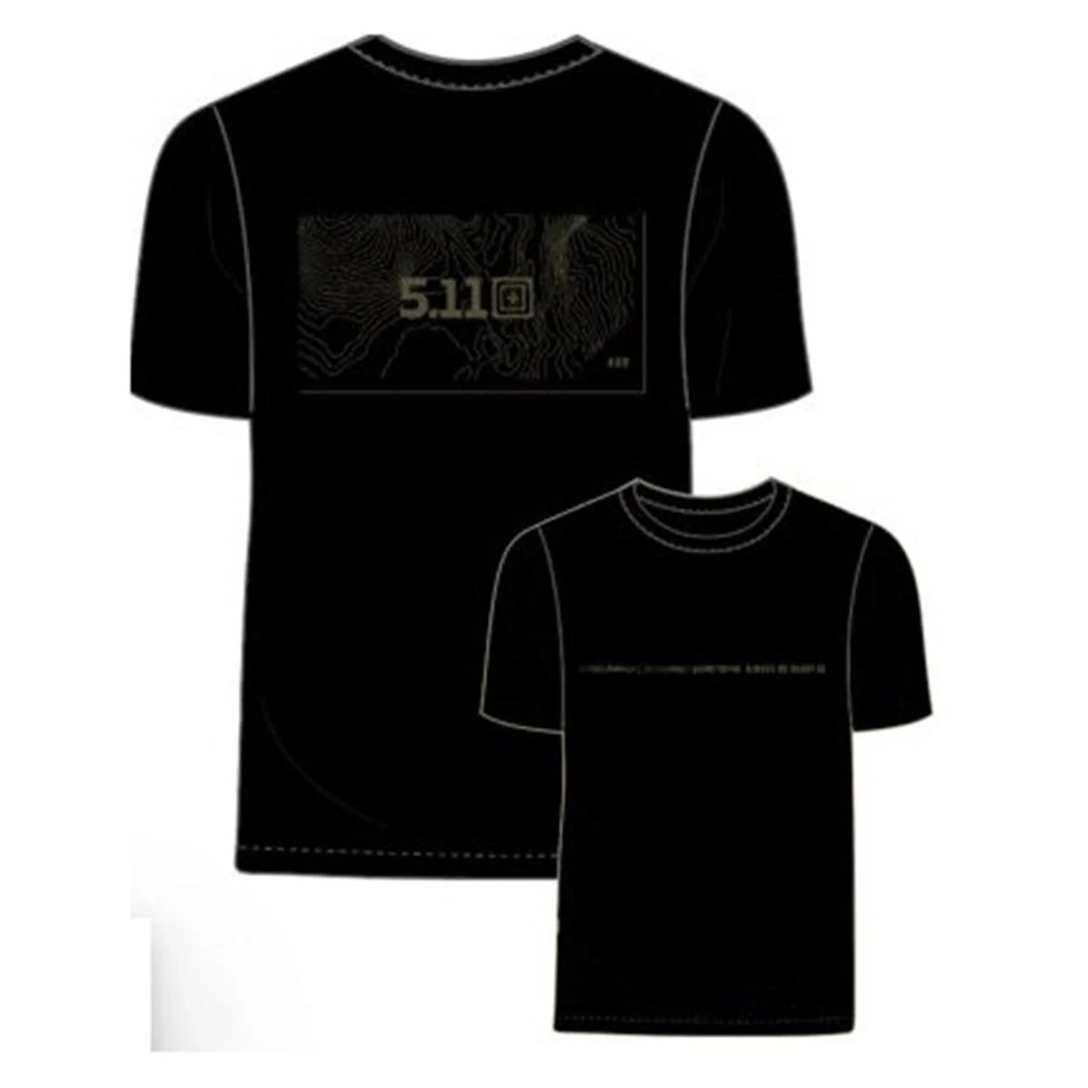 Men's 5.11 Legacy Topo T-Shirt Black - Image 4