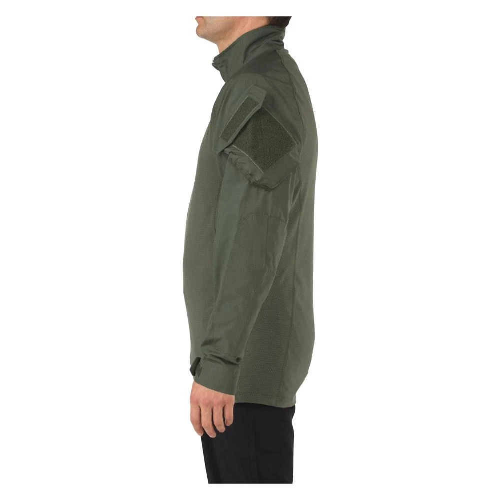 Men's 5.11 Rapid Assault Shirts Green - Image 4