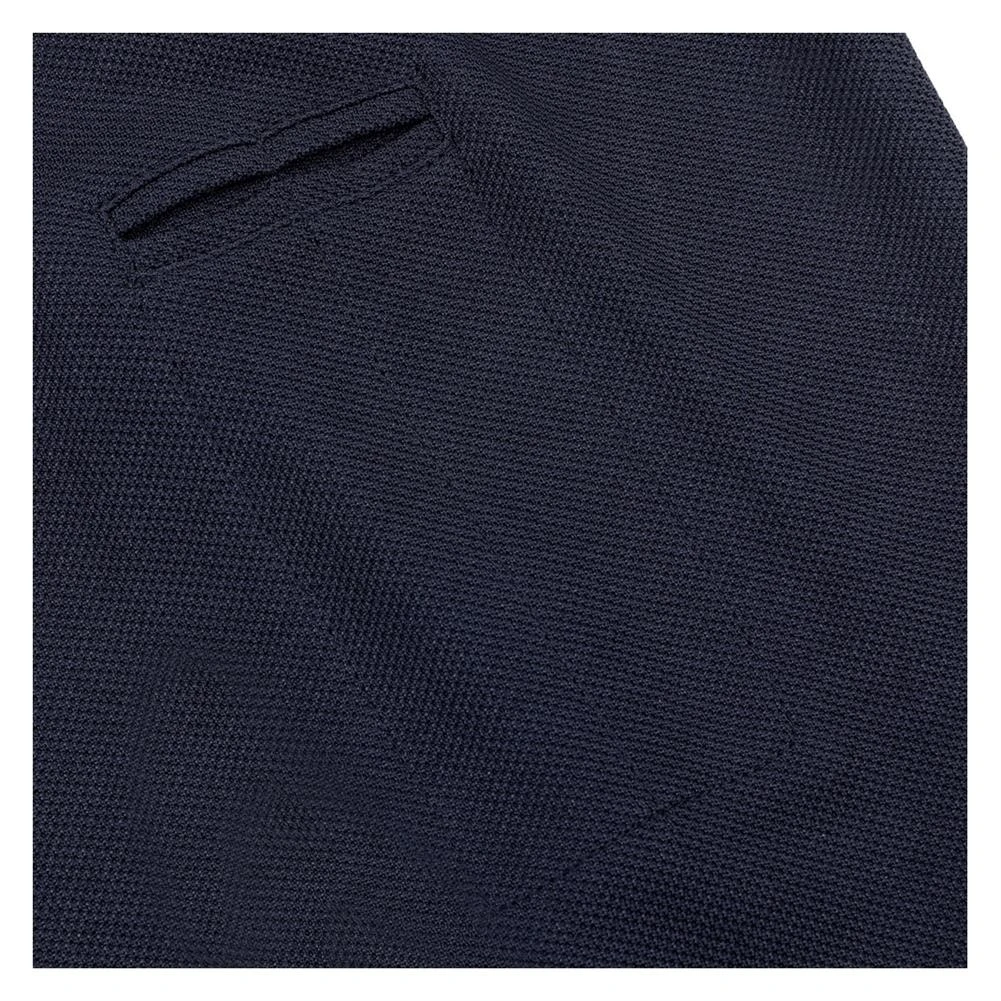 Men's Condor Performance Long Sleeve Polo Navy - Image 4