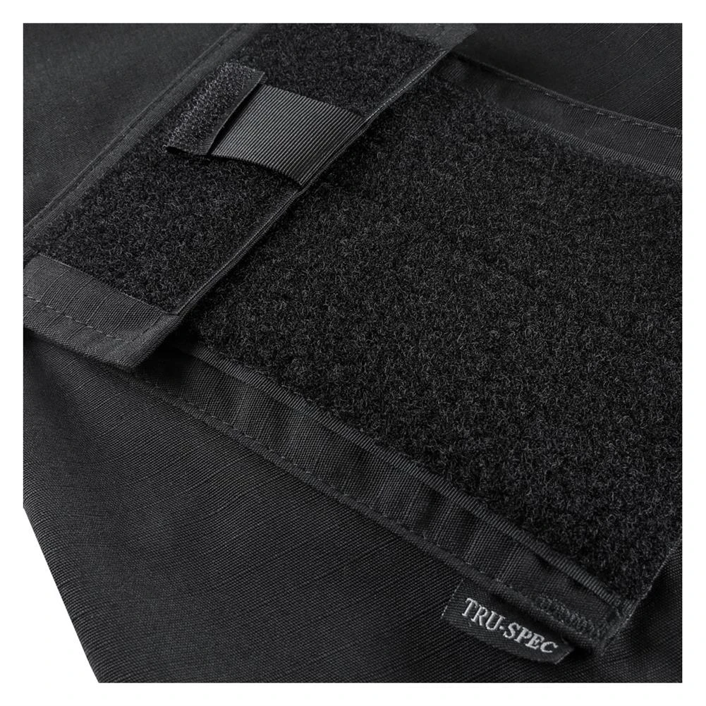 Men's TRU-SPEC Poly / Cotton 1/4 Zip Tactical Response Combat Shirt Black - Image 4