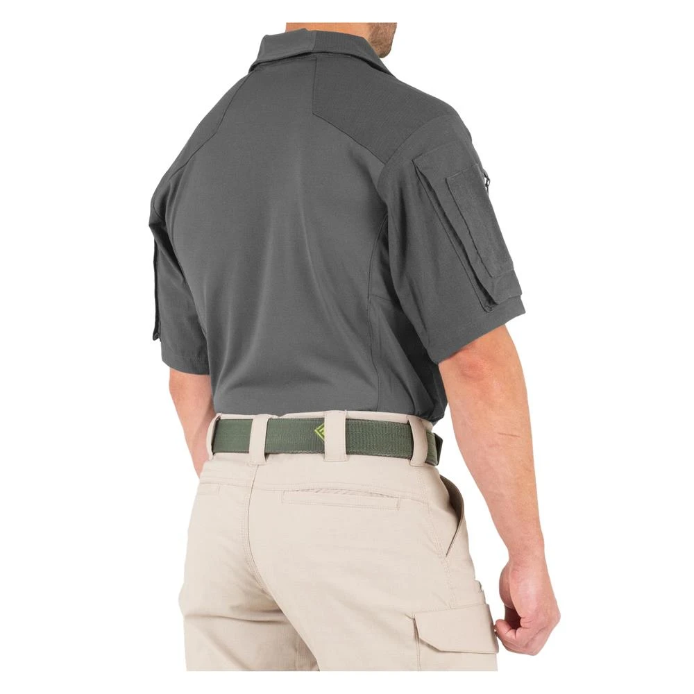 Men's First Tactical Defender Short Sleeve Shirt Gray - Image 5