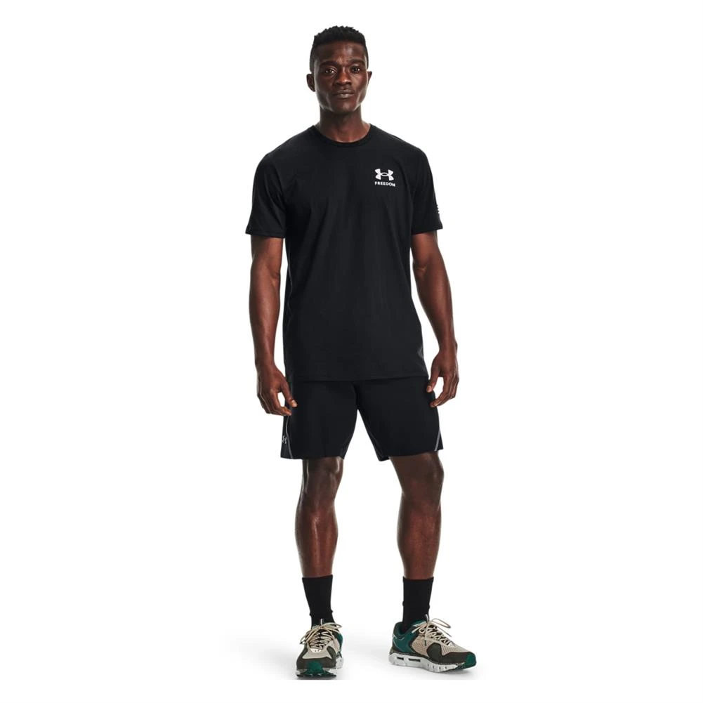 Men's Under Armour Freedom Flag T-Shirt Black - Image 5