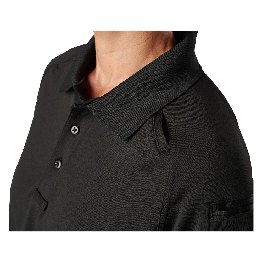 Women's 5.11 Short Sleeve Performance Polos Black - Image 6