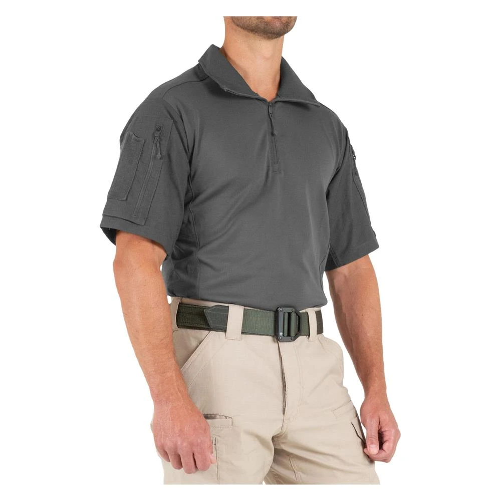 Men's First Tactical Defender Short Sleeve Shirt Gray - Image 6