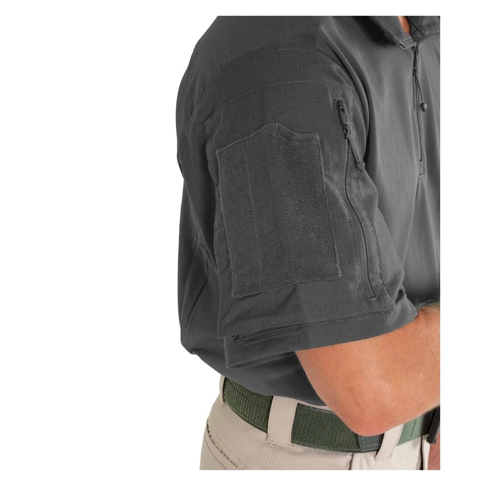 Men's First Tactical Defender Short Sleeve Shirt Gray - Image 7